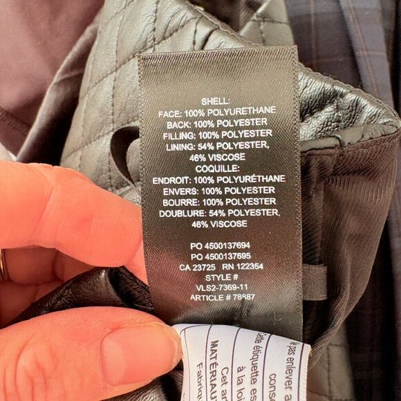 Aritzia Sunday Best Flynn Quilted Faux Leather Mini Skirt Black Size 4 - Picture 10 of 10